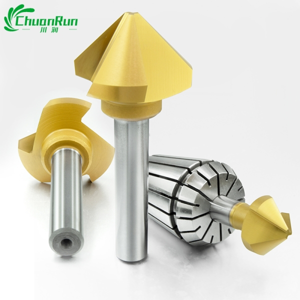 HSS-Titanium plated cobalt chamfering cutter