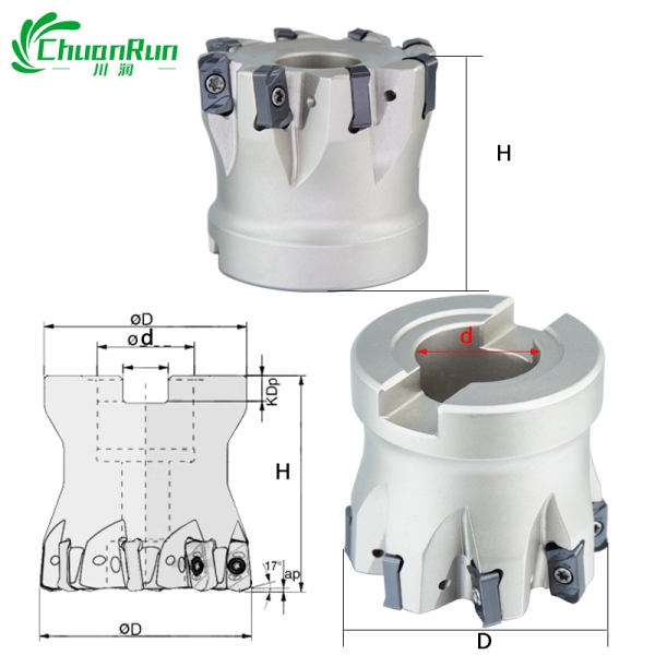 EXN03 fast feed milling cutter disk