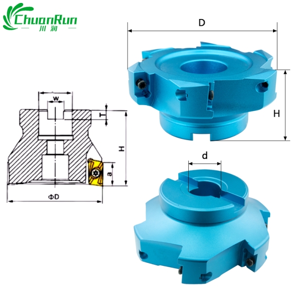 400R shell shaped milling cutter head(aluminum alloy)