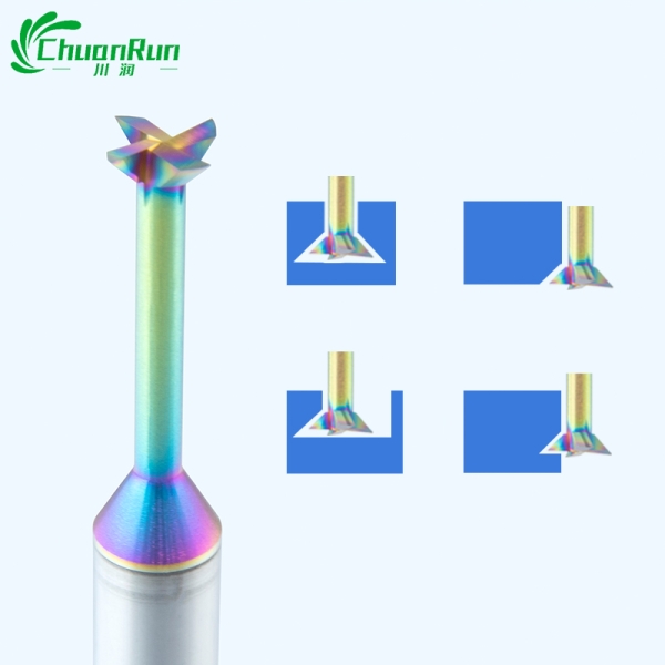 Tungsten steel dovetail cutter for aluminum