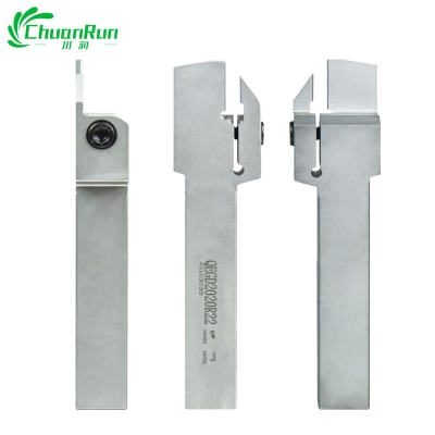 Round spring steel cutting and grooving toolholder QEGD