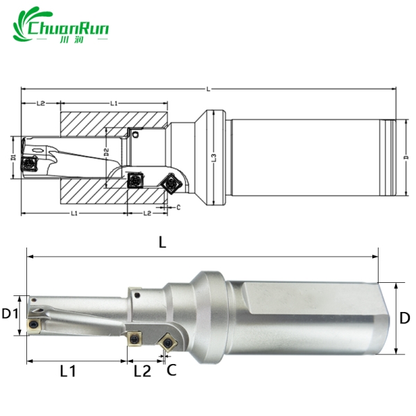 Screw countersink chamfering drill