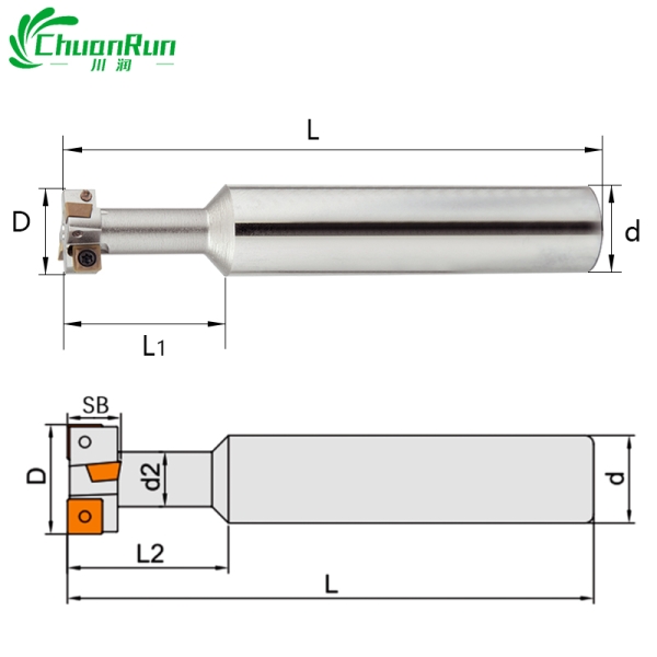 T-slot milling cutter
