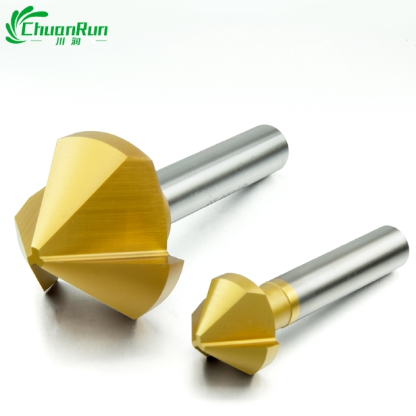 HSS-Titanium plated cobalt chamfering cutter