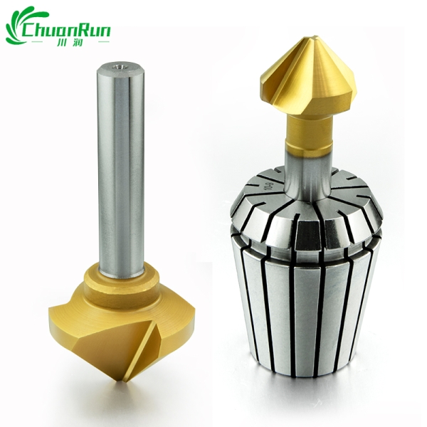 HSS-Titanium plated cobalt chamfering cutter