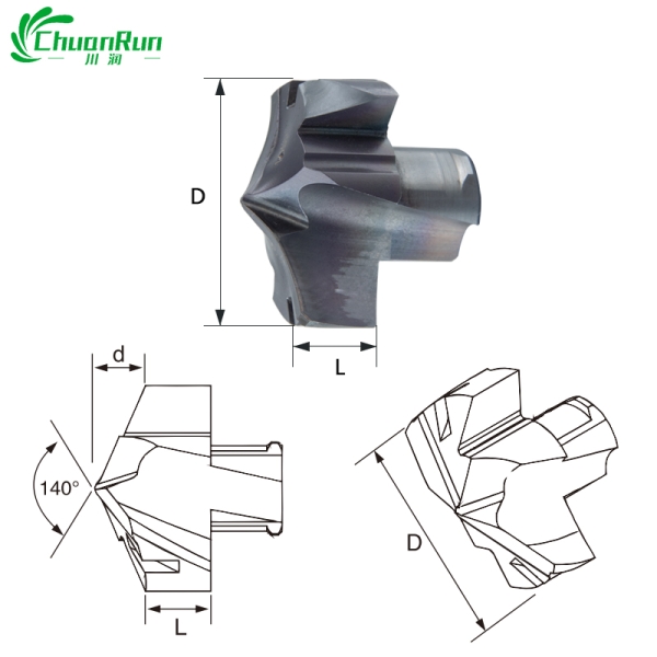 ICD crown drills insert 