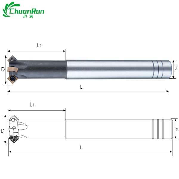 Small diameter chamfering cutter